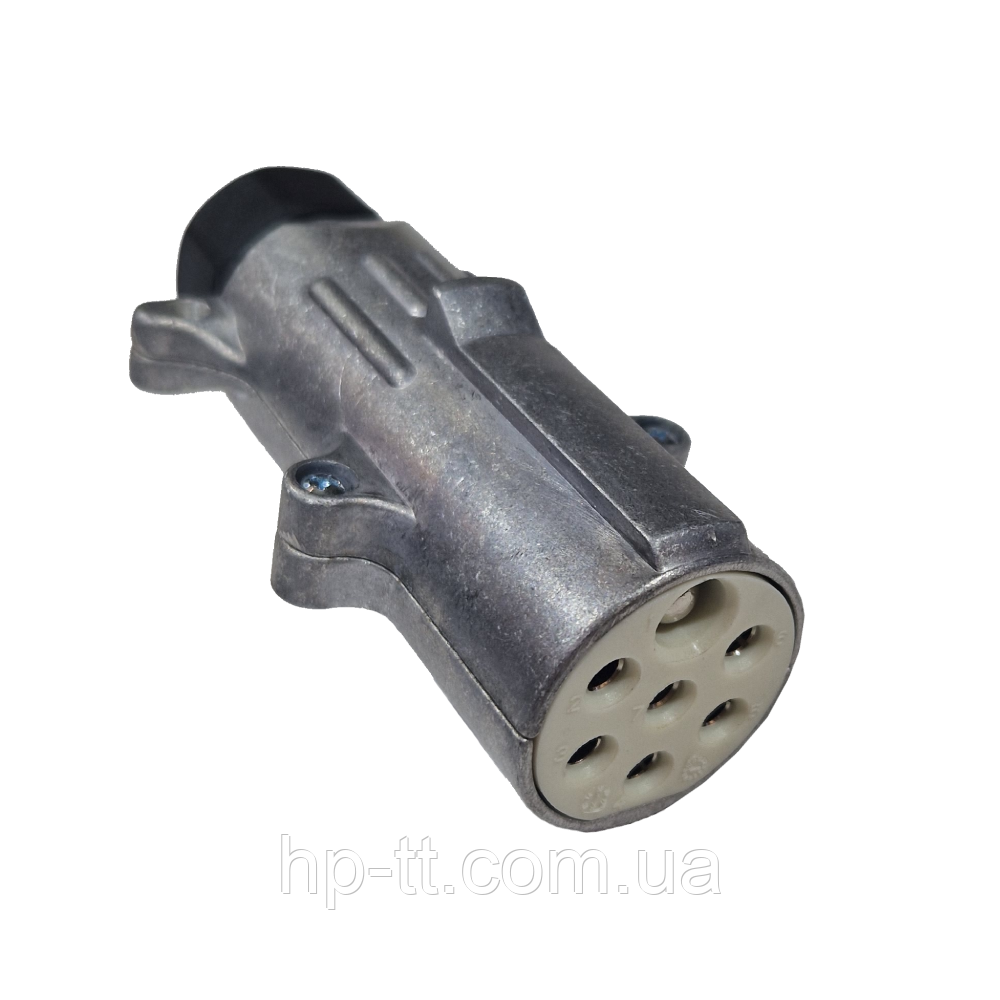 Вилка Bakker (Type-S) 7-контактна алюмінієва 24 вольти 303525-1