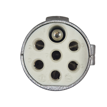 Вилка Bakker (Type-S) 7-контактна алюмінієва 24 вольти 303525-1, фото 3