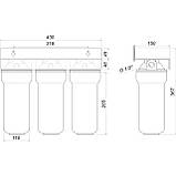 Система 3-х ступеневого очищення Bio+ systems NSL103, 1/2″, фото 4