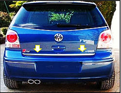 Кромка багажника 2005-2009 (нерж) для Volkswagen Polo рр
