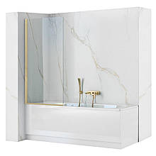 Шторка для Ванні Rea Elegant Золото Мат 80 REA-W6601
