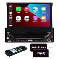 Автомобильный 7-дюймовый стерео DVD-плеер 1 Din Android 10.0 FM / AM-радио GPS-навигация