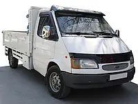 Дефлектор капота (мухобойка) EuroCap для авто. Ford Transit 1991-2000 гг