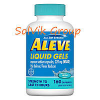 Aleve Обезболивающее и жаропонижающее средство от боли в спине и мышцах Напроксен натрия 220 мг., 160 капсул