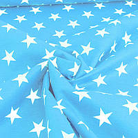 Тканина декоративна бавовняна Прем'єр Зірка V-8 блакитна