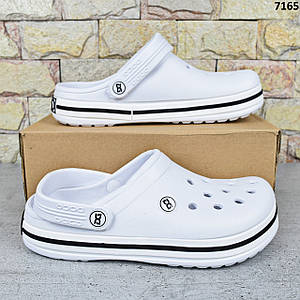 Сабо крокси чоловічі білі Dago Stylе