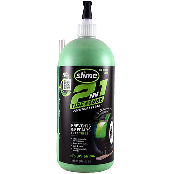 Герметик для безкамерок Slime 2-in-1 Premium, 473 мл