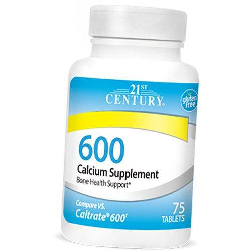 Купить Кальций Карбонат Calcium 600 21st Century 75таб (36440053), цена ...