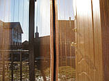 Москітна сітка на двері на магнітах 120 см ширина бежева і коричнева, фото 7