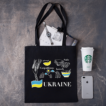 Шопер з патріотичним принтом "this is Ukraine"