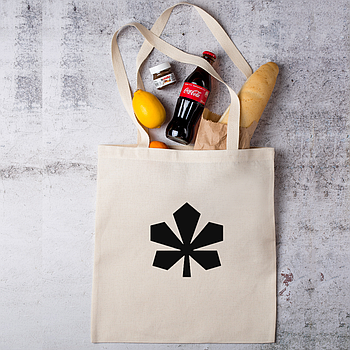 Шопер з патріотичним принтом  "КАШТАН"