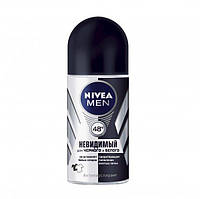 Дезодорант-антиперспирант Nivea Невидимая Защита для черного и белого Шариковый 50мл