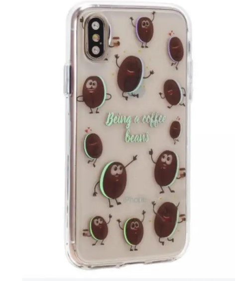 Чохол накладка Fancy TPU Case для iPhone 7 Plus/8 Plus Coffee