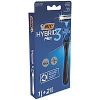 Станок для бритья мужской BIC Flex 3 Hibrid с 2 сменными картриджами