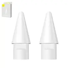 Наконечник для стилуса Baseus Smooth Writing Tips SXBC010002 White 2 шт