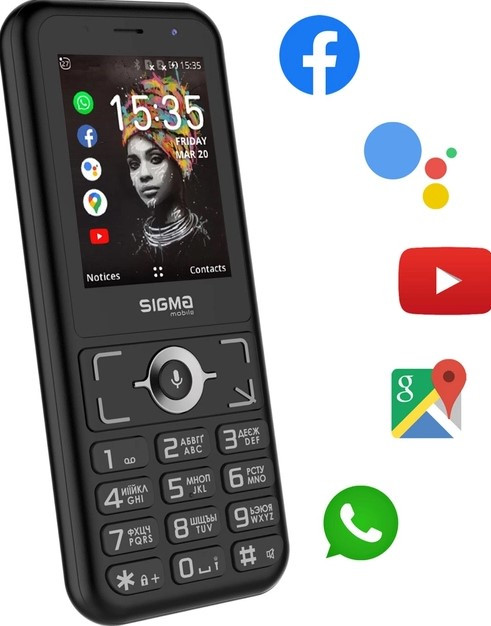 Телефон SIGMA X-style S3500 sKai (Black), фото 1