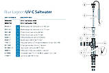 Ультрафіолетова установка Van Erp Blue Lagoon Ozone UV–C 75000 (з озонатором) для солоної води, фото 5