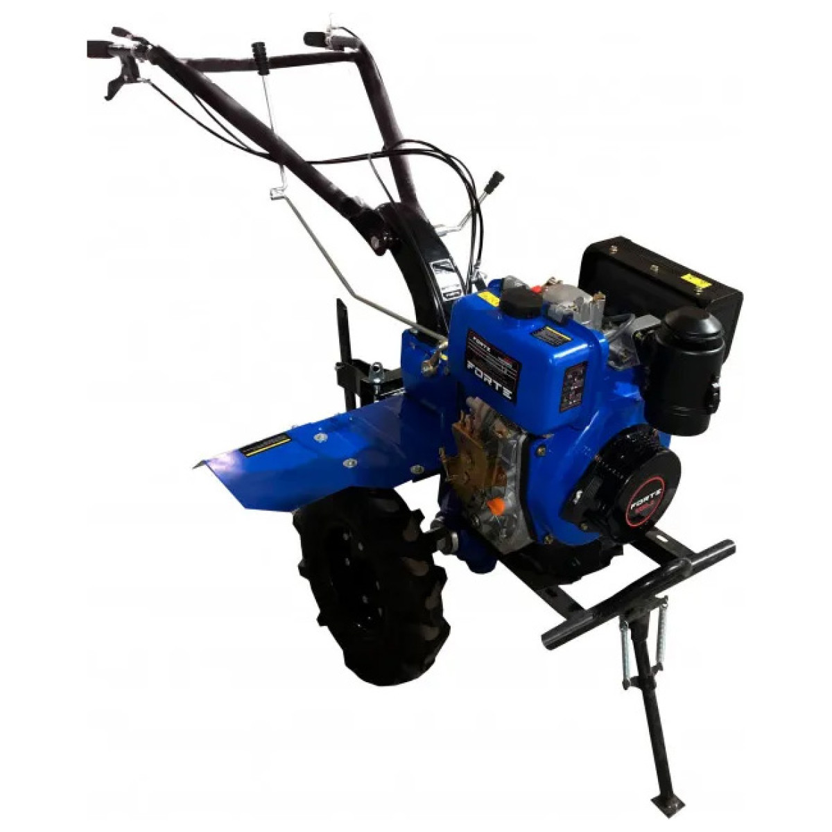 Мотоблок Forte 1050-3 (6.5 к. с., колеса 4.00-10, 3 швидкості вперед, синій колір)