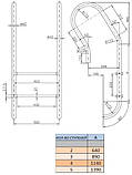 Драбина для басейну Kripsol Mixta 2 сходинки / AISI 316 / для морської води, фото 6