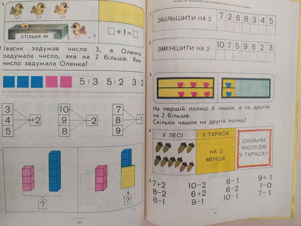 Богданович М. Математика. Учебник Для 1 Класса (Украинский Язык.