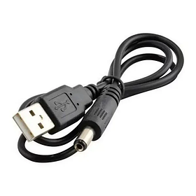 Кабель USB-DC 5,5mm для ліхтарів/роутерів