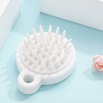 Силіконова щіточка-масажер Comair Red для миття волосся