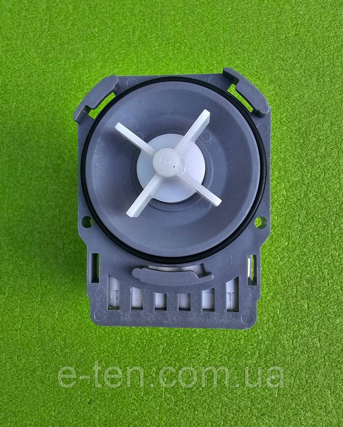 Насос-помпа HANYU 30W / 220V (на 3 засувки) "контакти позаду роздільно" до пральних машин Electrolux, Zanussi