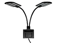 Светодиодный светильник LED X7, 15 Вт. для аквариумов объемом до 90 л., с белым спектром освещения, двойной.