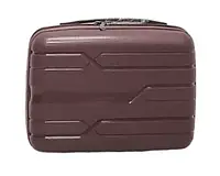 Бьюти-кейс полипропиленовый Milano bag 0306 бордовый размер L: 27×34×17,5 см ручная кладь