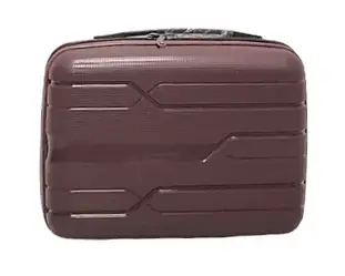 Бьюті-кейс поліпропіленовий Milano bag 0306 бордовий розмір L: 27×34×17,5 см ручна поклажа