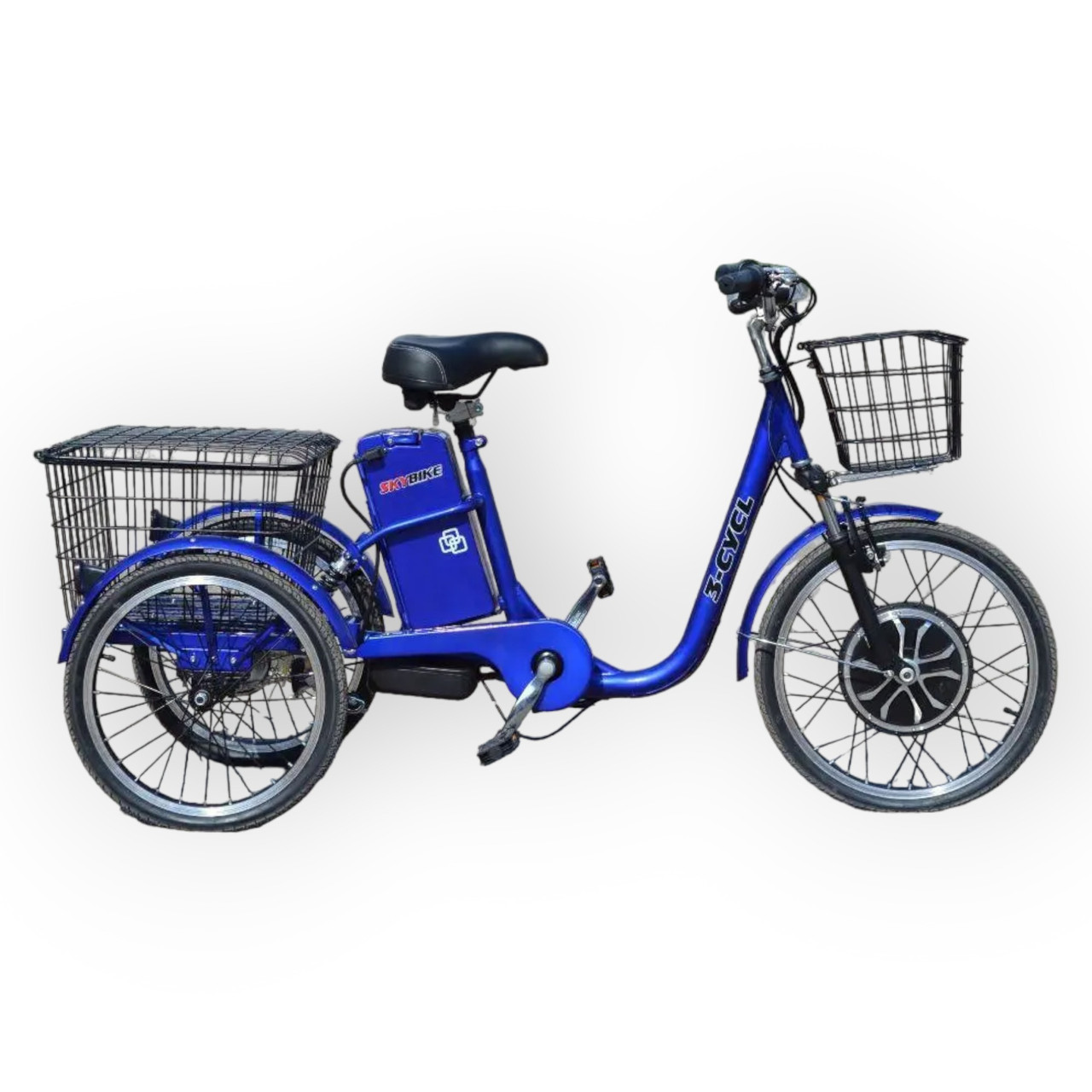 Электровелосипед SKYBIKE 3-CYCL 350W 36V12Ah Blue - фото 4 - id-p1855457686