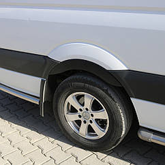 Накладки під задні арки EuroCap для Citroen Jumper (2007-2025) ABS-пластик (2 шт.)