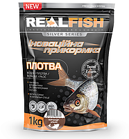 Прикормка REALFISH 1кг Плотва коріандр-арахіс (10шт в уп)