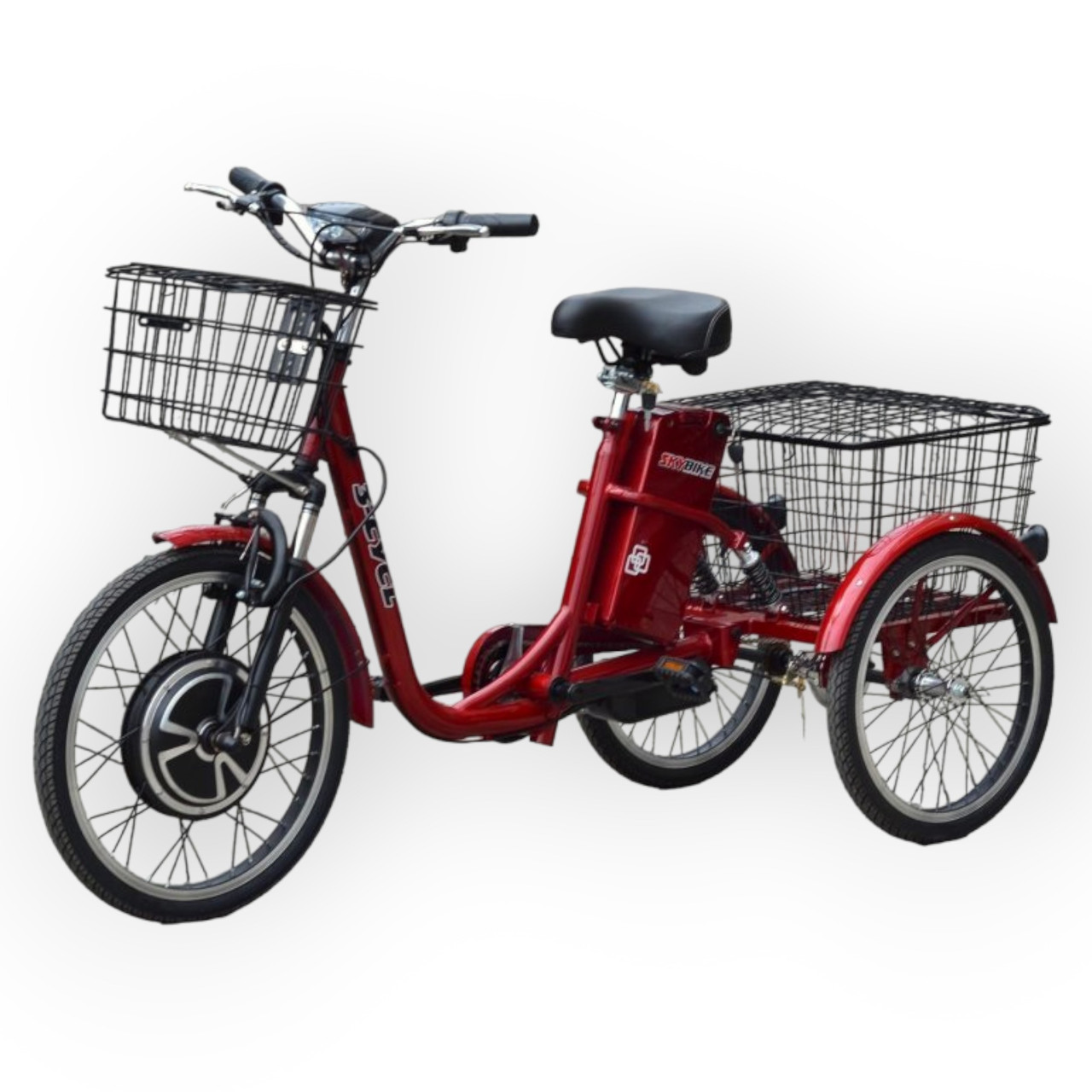 Электровелосипед SKYBIKE 3-CYCL 350W 36V12Ah Red - фото 8 - id-p1855462545