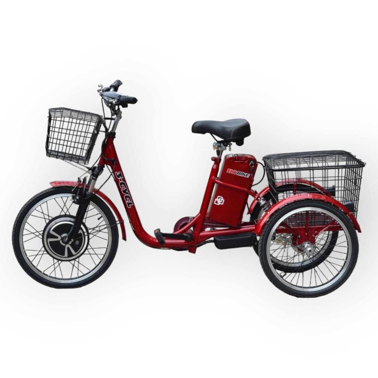 Электровелосипед SKYBIKE 3-CYCL 350W 36V12Ah Red - фото 3 - id-p1855462545