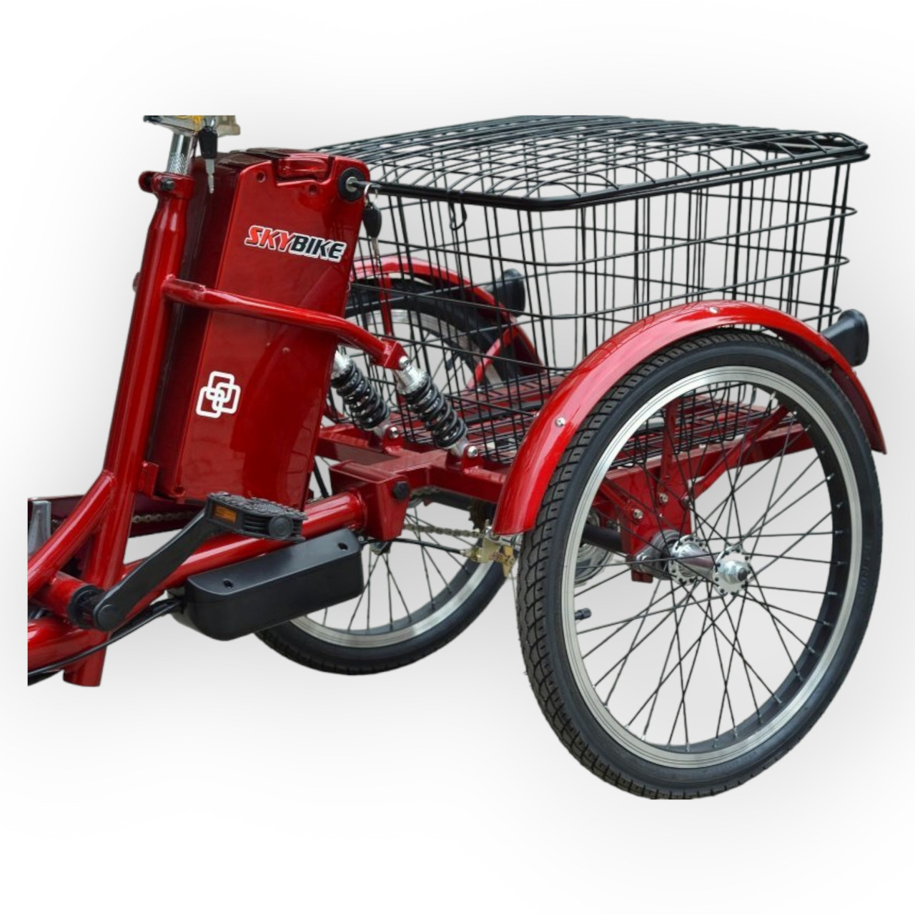 Электровелосипед SKYBIKE 3-CYCL 350W 36V12Ah Red - фото 6 - id-p1855462545