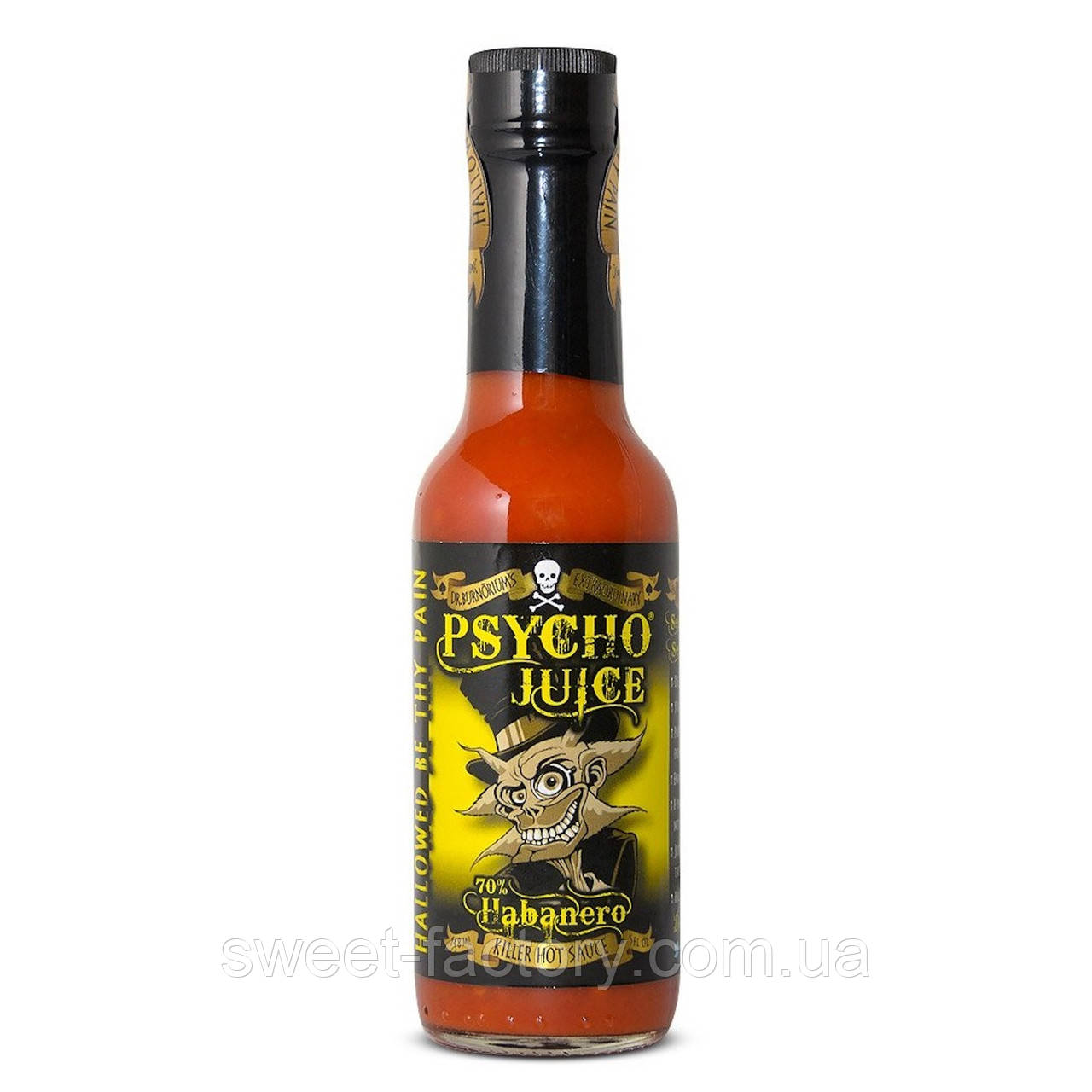 Гострий соус Psycho Juice 70% Habanero 148ml, фото 1