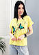 Блузка футболка з принтом метелика "Arial", фото 6