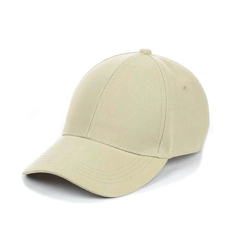 Жіноча бейсболка без декору пісочний