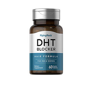 Вітаміни для волосся Блокатор ДГТ Piping Rock DHT Blocker for Men & Women 60 таб.
