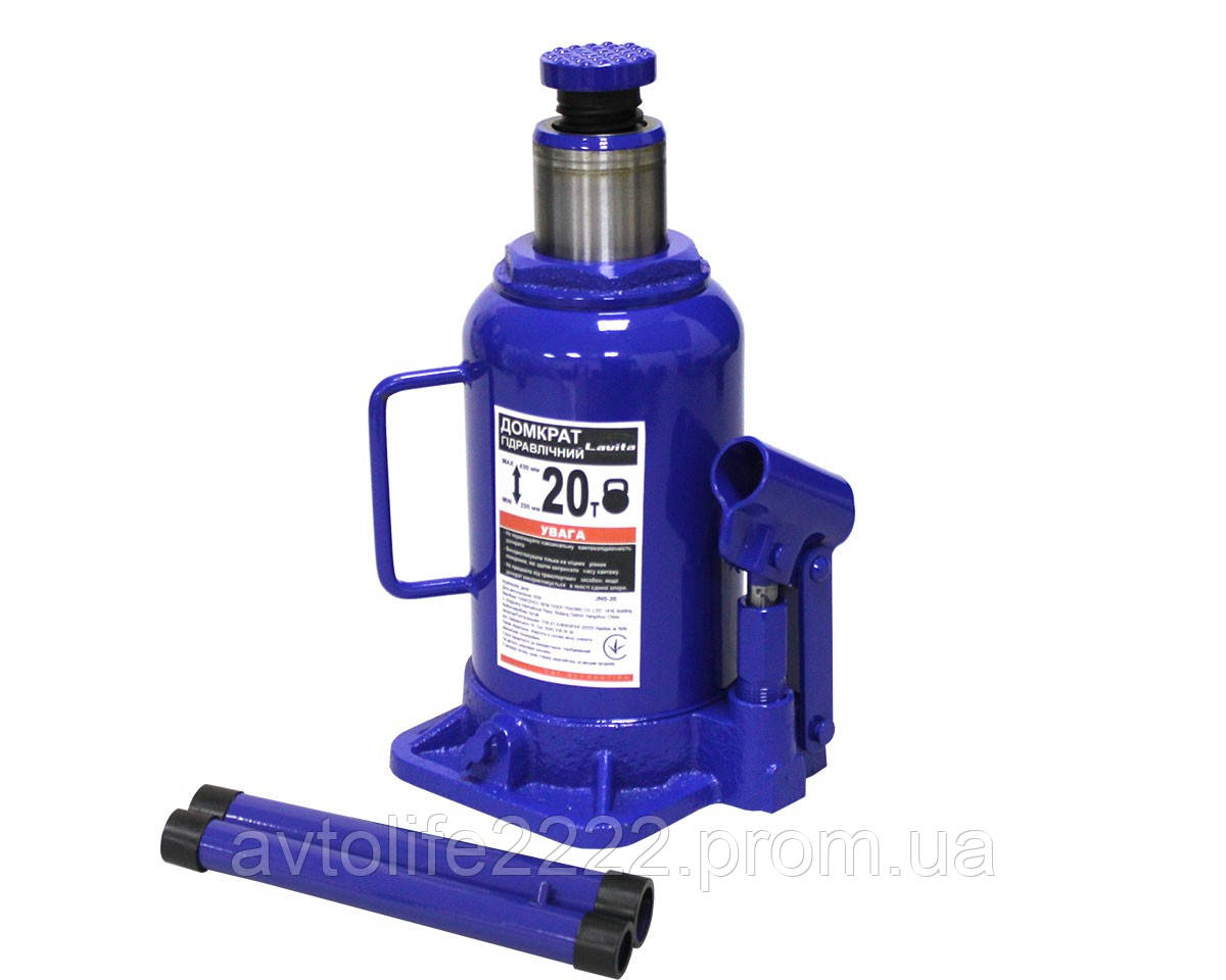 Купить Домкрат гідравлічний 20т (коробка) висота 230-430мм "Lavita" LA ...