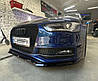 Спліттер Audi A4 B8 S-line \ S4 B8 (11-16) елерон тюнінг обвіс (V1), фото 5