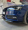 Спліттер Audi A4 B8 S-line \ S4 B8 (11-16) елерон тюнінг обвіс (V1), фото 3