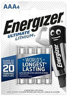 Батарейка ENERGIZER AAA Ultimate Lithium 4шт.
