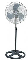 Вентилятор 3в1 Rainberg Чорно Сріблястий підлоговий настільний настінний охолоджувач із 3 швидкостями