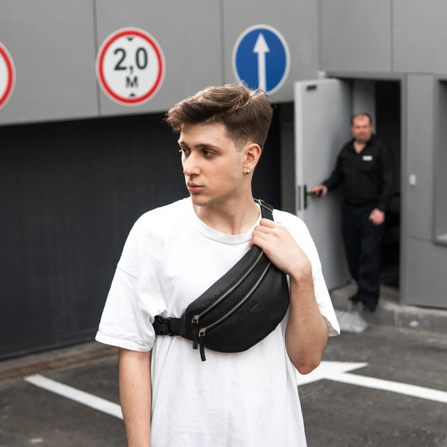 Чоловіча сумка бананка KEYPTOWN SILVER ZIP