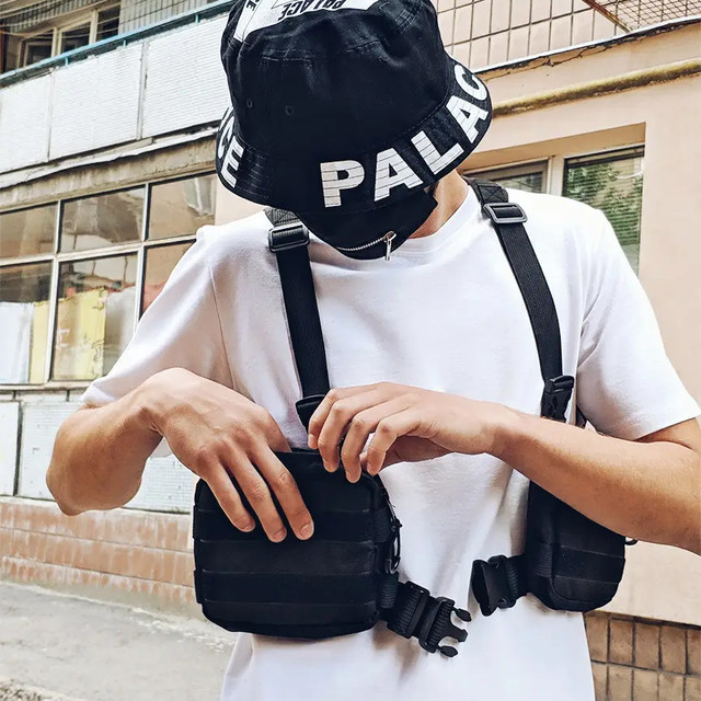 Подвійна чоловіча сумка Огонь Пушка DOUBLE IMPACT