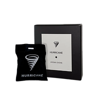 Cаше парфюмированное для автомобиля универсальное HURRICANE Black 207536