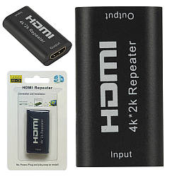 Підсилювач HDMI сигналу (HDMI repeater) до 40 метрів, 4K/2K / HDMI конвертер відеосигналу / Репітер HDMI