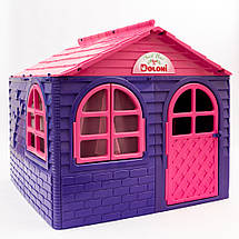 Дитячий пластиковий будиночок (Фіолетово-рожевий) Долони - 02550/1, фото 2